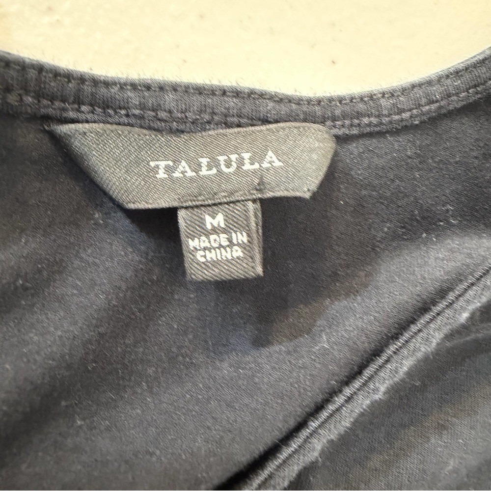 Talula Black Long-Sleeve Scoop Neck Fit & Flare Dress - Picture 5 of 8